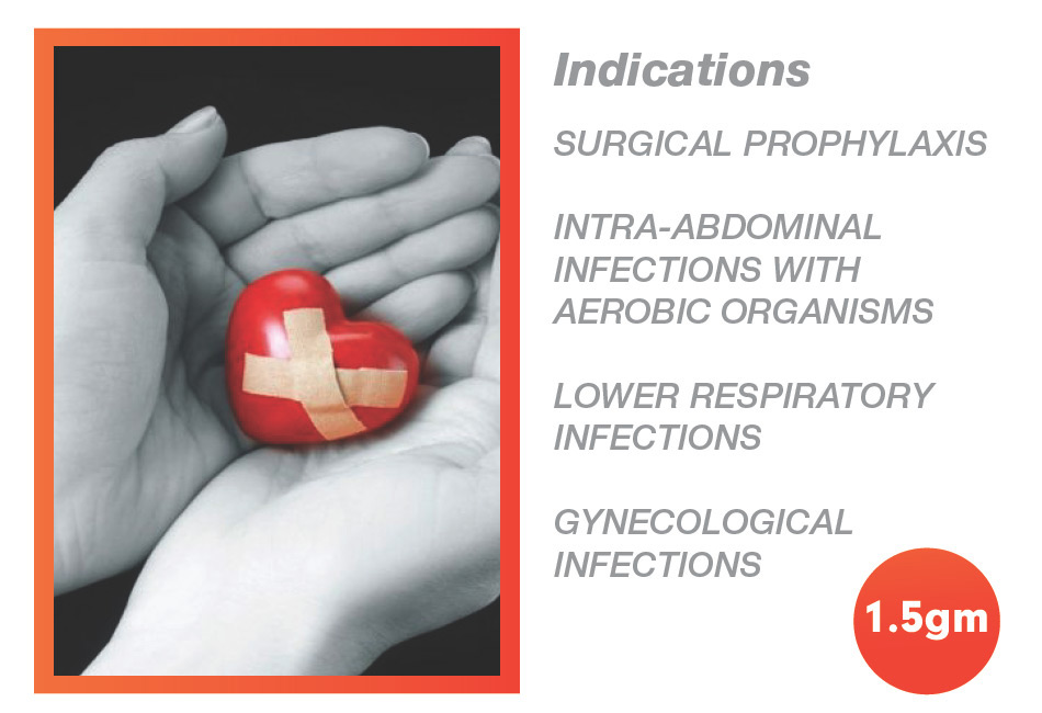 Midacef (Ceftriaxone & Sulbactam fot Injection 1.5gm)